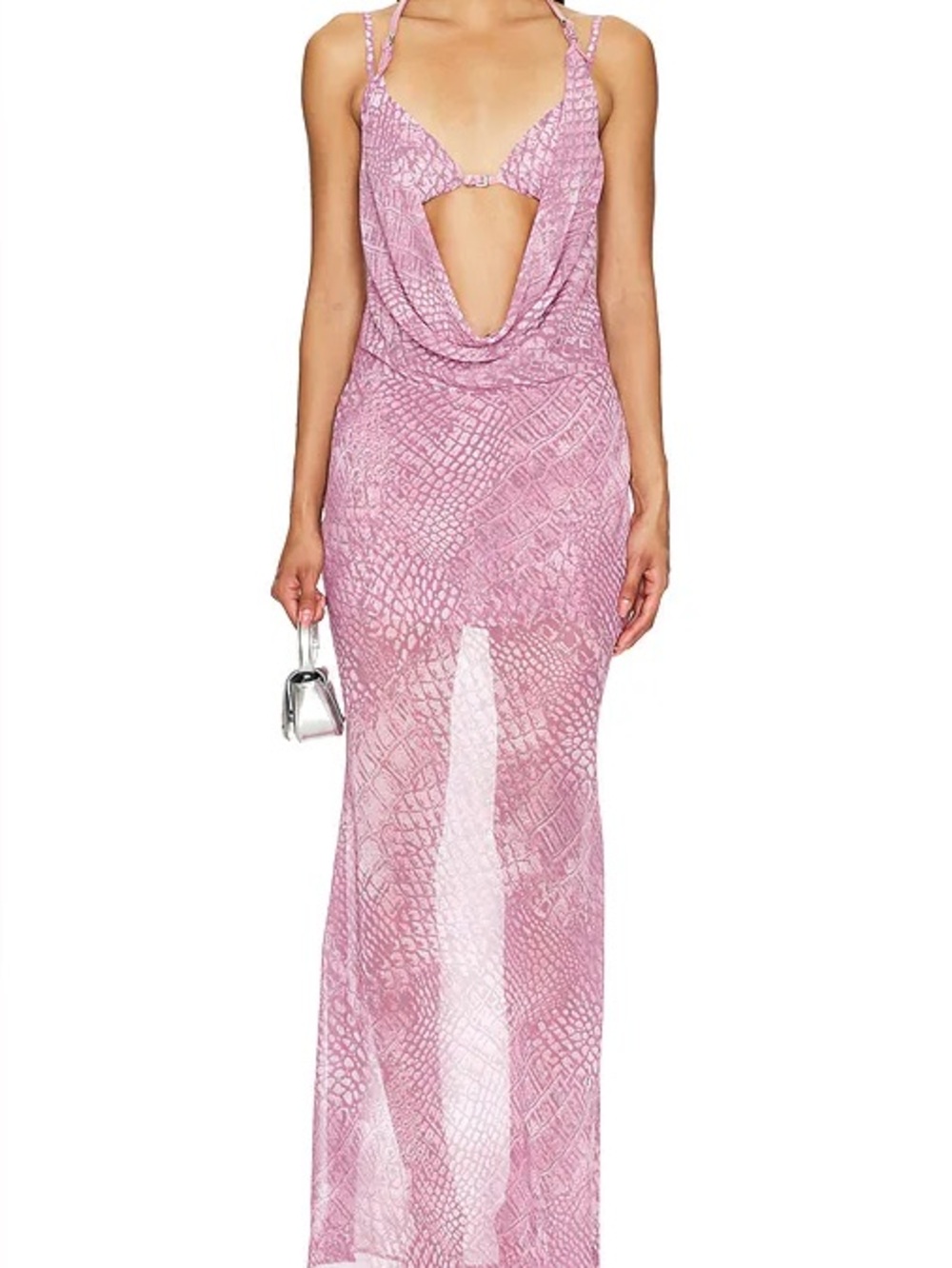 I.AM.GIA Noemie Dress in Pink Croc